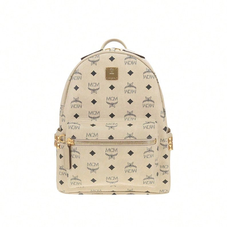 Mcm Stark Visetos Series Printed Men's Backpack MMKEAVE15IG001 - 米色MMKEAVE15IG001 - 查看 1