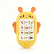 Juguete de teléfono móvil interactivo para bebé con diseño de abeja de dibujos animados One Piece, multifunción, con música y efectos de sonido, juguete divertido de aprendizaje (Batería no incluida) - Multicolor - Ver 8