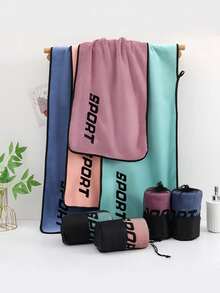 Ultra-Absorbent Fitness Sports Towel, Unisex Gym Yoga Towel, Outdoor Sports Fitness Towel, Suitable For Bathroom, Gym, Yoga, Running, Cycling, Tennis, Sweat-Absorbing, Essential Yoga Accessory For Outdoor Sports - Multicolor - View 10