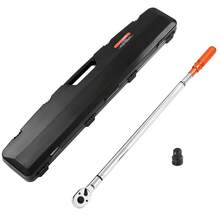 Click Torque Wrench, 3/4 Inch Drive, 100-600 Lbf-Ft / 136-814N.M, Dual-Direction Torque Wrench Set With Dual Range Scales, 48-Tooth, ±3% High Precision, Alloy Steel, For Automobile Repair - 3/4 英寸 - 查看 8