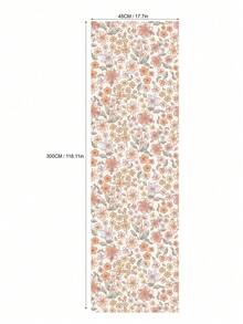 粉色花簇圖案自黏壁紙 1 捲 17.7 英吋 X 6.5/9.8 英尺 可移除無殘留 防水 易安裝 可客製化 租屋友善 裝飾牆 客廳 臥室 家具翻新 春季裝飾 牆貼 家居裝飾 - 淺桃花影 - 查看 14