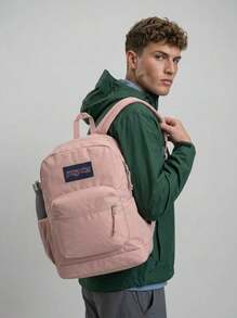 JanSport Cross Town Plus Unisex Backpack Blue Dusk - Misty Rose - 查看 1