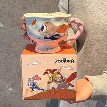 Disney Stitch Collaboration Ceramic Mug, Cute Couple Water Cup, High-Quality Coffee Cup, Birthday Gift - Multicolor - View 10