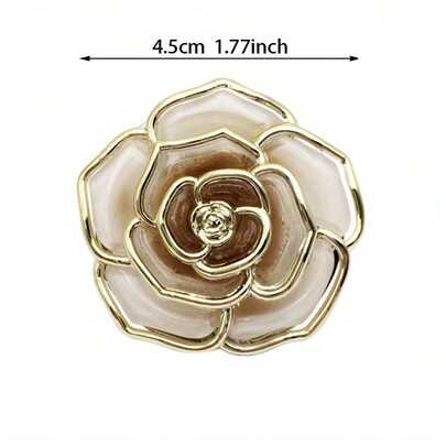1 pieza Colgador de bolso con flor de rosa, gancho portátil para borde de mesa, gancho de gravedad estable sin pegamento, soporte decorativo para bolso de mano para oficina, restaurante, viajes y uso diario