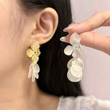 1 Cặp bông tai tua rua tròn phong cách tối giản theo phong cách Bohemian Âu Mỹ dành cho nữ, thích hợp cho đi biển, đeo hàng ngày, tiệc tùng, lễ hội mùa xuân, màu tím, xanh lam, xanh lá cây, xám, trắng, hồng - Váy tua rua dài phong cách Bohemian - Xem 9