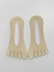 1/5 Pairs Summer Thin Starry Sky Invisible Five-Finger Boat Socks (Socks Not Included) - Multicolor - View 9