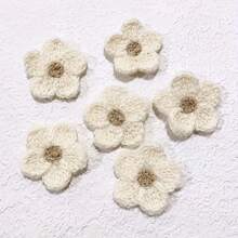 6/12/18Pcs Floral Applique Patches, Suitable For Clothing, Hats, Shoes, Crafts, Sewing Supplies, Fabric Patches, Headwear, Embroidery Flower Pieces, DIY Clothing, Shoes, Hats Accessories - Multicolor - View 6