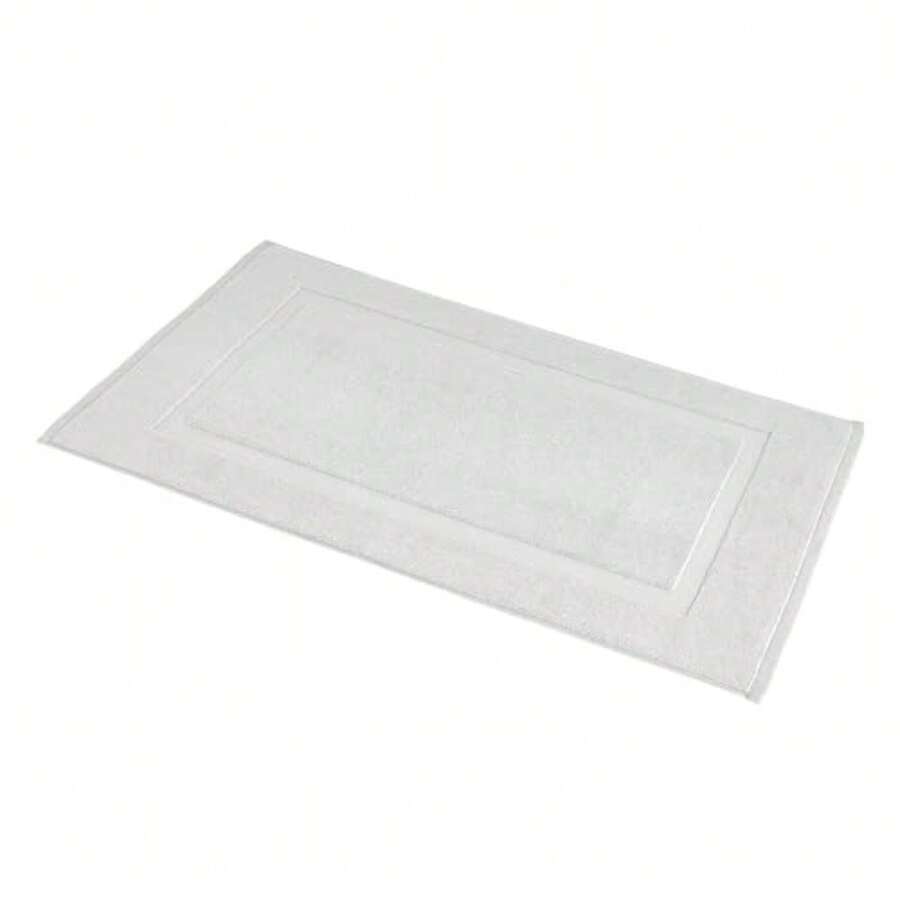 Basics - Alfombra de baño con bandas, 20 x 31 pulgadas, color plateado suave - Plata blanda - Ver 1