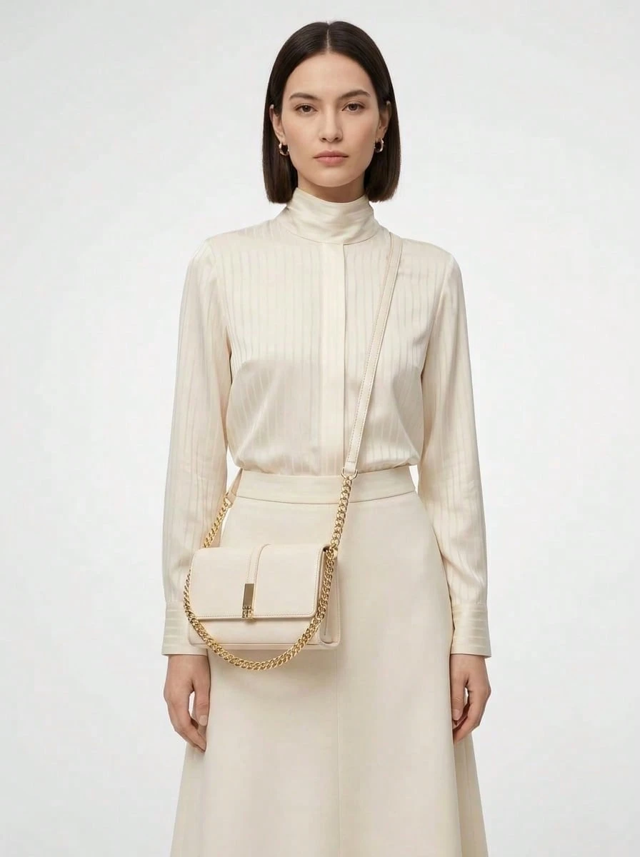 Tommy Hilfiger Heritage Conv Women's Crossbody Bag Beige - Sugarcane - View 1