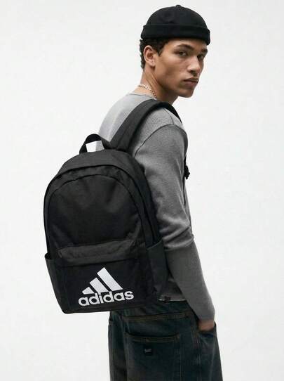 Adidas Classic Badge of Sport Unisex Backpack Black / White