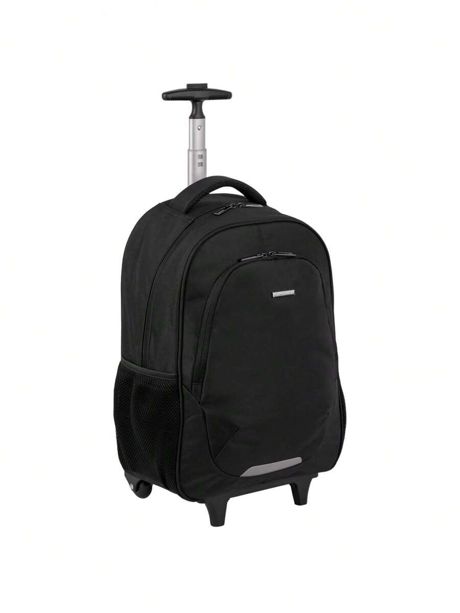 Backpack With Wheels Notebook Sestini Conect Black Polyester - Negro - Ver 1
