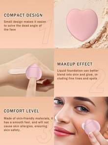 35 PIEZAS Juego de herramientas de maquillaje que incluye: 24 PIEZAS Juego de brochas de maquillaje + 4 PIEZAS Esponjas de polvos de cojín de aire mini + 2 PIEZAS Esponjas de maquillaje mini + 2 PIEZAS Esponjas de polvos triangulares + 2 PIEZAS Esponjas de maquillaje + 1 pieza Herramientas de limpieza de brochas de maquillaje - Multicolor - Ver 8