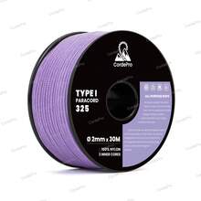 Paracord 2mm X 30M 3 Strand Core Type I 100% Nylon Braided Rope Heavy Duty For Dog Leashes, Bracelets, DIY Crafts, Outdoor, Camping | Versatile & Abrasion-Resistant - Multicolor - View 18