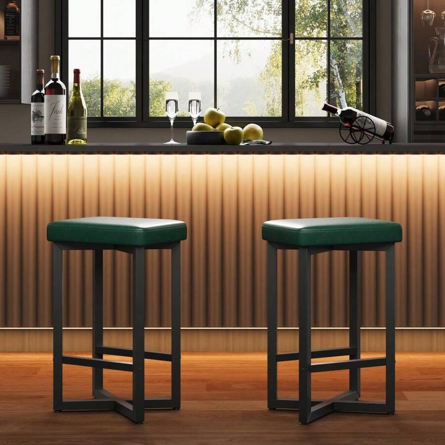 Barstools - Grüne 2er-Packung - Übersicht 1