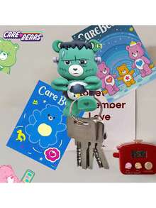 CARE BEARS 1個  正版授權 Monster Mash 暴躁熊 3D 冰箱磁鐵，可愛熊設計 PVC 冰箱裝飾磁鐵，適用於廚房收納與粉絲收藏禮物 - 熊 - 查看 4