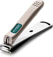 MR.GREEN Cortaúñas de Acero Inoxidable con Cuchillas Curvadas - Cortador de Uñas con Diseño Ergonómico y Corte Curvo y Afilado(Tamaño Mediano) - Grande - Ver 2