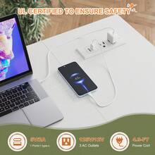 EnHomee Reversible L Shaped Desk 40 Inch, Computer Desk With Power Outlet & Storage For Home Office Bedroom - View 4