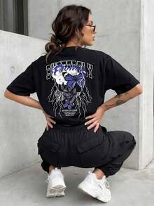 Women T-Shirts - Black - View 3