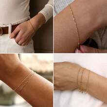 33 Feet 18K Gold PVD Plated Singapore Chains Roll, 1.7mm Width 304 Stainless Steel Gold Twisted Link Chain Bulk Spool Jewelry Making - 1.7MM Stainless Steel - View 6