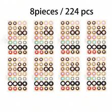 224PCS Donut Themed Hole Reinforcement Stickers, Self-Adhesive Paper Reinforcer Labels, Decorative Reinforcement Rings For 3-Ring Binders, Loose-Leaf Notebooks, Planners, Journals & Documents, Assorted Cute Donut Designs, Waterproof & Durable, Easy To Apply, Prevent Paper Tearing, Ideal For Journaling, Scrapbooking, Office Filing & School Organization, Perfect For Protecting Pages On Loose-Leaf Rings - A - View 7