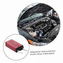 8pcs Auto Reset Fuse Kit Compact Low Profile Self-Resetting Car Rv And Truck To Assortment Automotive Safety And - A - View 3