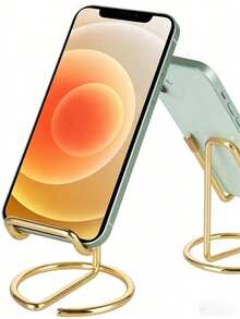 1 Adjustable Telephone Stand, Portable Telephone Stand, Dual-Purpose Metal Card Holder And Desktop Telephone Stand Suitable For Living Room, Bedroom And Study, Iron Alloy Telephone Stand, Telephone Accessories, Mobile Phone Accessories - Multicolor - View 14