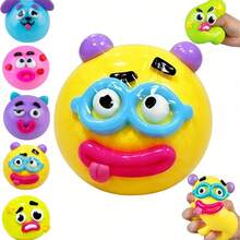 Squishy Smuhers Baru - Smuhers Dog Face Swap Squishy, Lembut, Lambat Mengembang, Pereda Stres untuk Mengurangi Stres & Kecemasan, Mainan Sensori Wajah Anjing Lucu untuk Orang Dewasa Pereda Kecemasan - MultiWarna - View 9