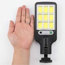 XCE | LED Solar Garden Lights, Solar Street Lights, Outdoor Courtyard Lighting, Three Lighting Modes With Sensors And Remote Control, Waterproof Spotlights, Garage Courtyard Anti-Theft Lighting, Intelligent Lights - Suitable For Terraces, Decks, Gardens, Parking Lots, And Streets. - 太陽能照明燈 - 查看 3