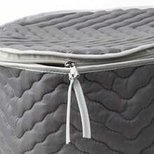 Richards Homewares Micro Fiber Deluxe Plate Case Set of 4-Grey - Gris - Ver 4