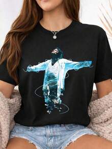 Women T-Shirts - Black - View 1