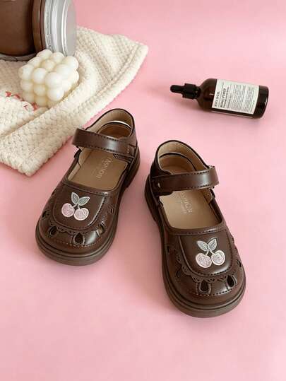 Summer New Girls' Sandals Hollow Closed Toe Toddler Baby Walking Shoes Cartoon Princess Shoes Non-Slip Girls' Sports Shoes Casual Kids Shoes