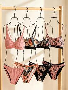 Swimwear Hanger | Shaping Iron, Suitable For Lingerie, Bikini And Pajamas | Foldable Bust Form, Used For Displaying Delicate Designs, Lingerie Display, Bra Storage, Closet Organization - Multicolor - View 3