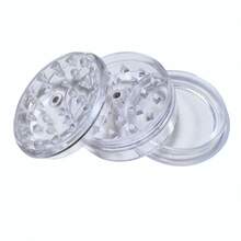 新款双层塑料研磨器,大号直径60毫米研磨器,多种颜色可选,手动草药研磨器,便携式双层研磨器 - 彩色 - 查看 11