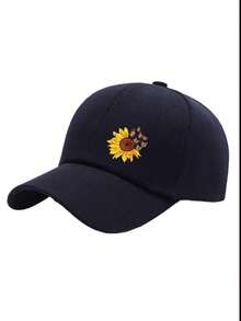 1pc Deep Blue Unisex Baseball Cap, Adjustable Outdoor Sun Protection Casual Hat, Suitable For Spring, Autumn, Summer Travel, Beach, Party - Navy Blue - View 15