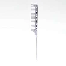 CTZIHGAO 1/4入不鏽鋼錐尾髮梳，採用航太鋁合金材質，適用於長短髮。此款防靜電造型梳可用於剪髮、打薄與撫平髮絲。輕巧設計，適合髮型師、理髮師及日常沙龍使用。 - 彩色 - 查看 9
