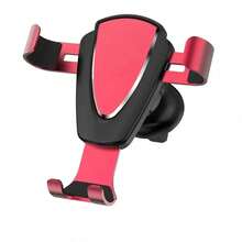 1個重力感應車用手機支架,出風口手機夾,自動夾緊通用手機底座,360°旋轉可調節手機支架,適用於所有智慧型手機 - A - 查看 3