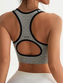 2pcs Women's Comfortable Seamless Sports Bra, Suitable For Yoga And Casual Wear - Multicolor - View 5