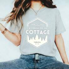 Heated Rivalry I'm Coming To The Cottage Shirt, Heated Rivalry Connor Ilya Sweatshirt, Heated Rivalry Merch, Hollander Rozanov Couple Shirt - 淺灰色 - 查看 6