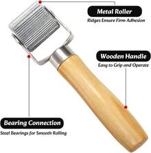 4-Piece Car Sound Deadening Roller Set, Metal Insulation Application Tool With Bearing Wheel For Automotive Sound Mat And Wallpaper Installation - C - View 3