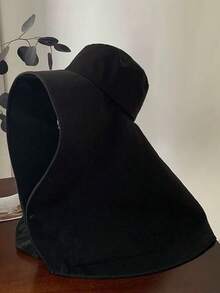 قبعة شمس ذات حافة واسعة قابلة للطي، مناسبة للصيف والشاطئ والعطلات والأنشطة الخارجية والدراجات والتنزه، تغطية وجه وعنق تنفس، قابلة للطي خفيفة محمولة، لون أساسي أنيق، إكسسوار حماية من الشمس أساسي وعصري للصيف - متعدد الألوان - مشاهدة 10