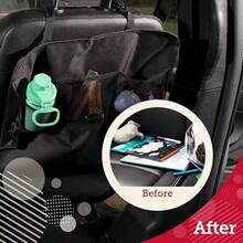 1 pieza Alfombrilla para asiento de coche, fácil de limpiar, almohadilla protectora, protector para asiento trasero del coche, proporciona protección para tu interior, evita suciedad, barro, arañazos, alfombrilla protectora para asiento trasero del coche, buen almacenamiento en el coche, adecuada para recomendación de interior de coche - Multicolor - Ver 5