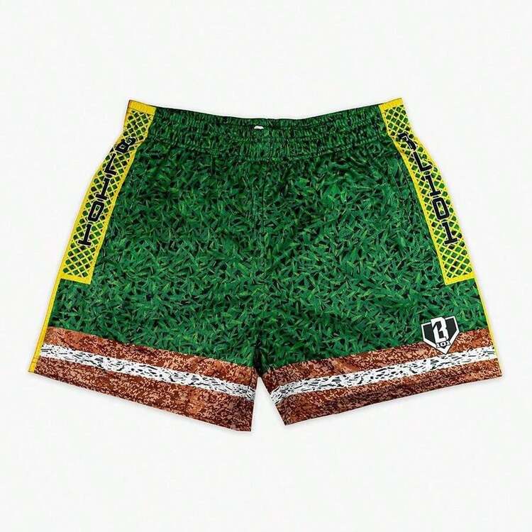 Summer New Children/Youth Shorts Baseball Lifestyle 101 Backyard To Big League Shorts Oversized Breathable Quick Drying Shorts - KD1071ZXH - 查看 10