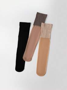 1/3 Pairs Multicolor Cute Style Leg-Shaping Tights - Multicolor - View 2