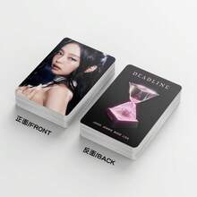 30pcs DEADLINE GO HD Mini Cards, K-Pop Star Photos, JISOO JENNIE ROSE LISA Idol Postcards, Fan Collectible Gifts - Multicolor - View 5