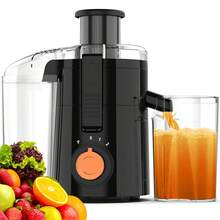 Powerful Centrifugal Juicer Machine- 3 INCH EXTRA Wide Mouth Feed Chute For Easy Juicing Of Fruits And Vegetables, Stainless Steel, Easy To Clean, Perfect For Healthy Living And Delicious Juice Recipes - US A Type Plug(110-127V) - View 9