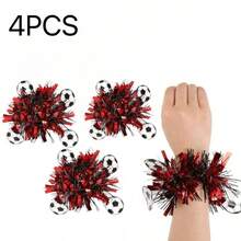 Künstlicher Armkranz, Fußball Fanwreath, geeignet für dekorative Armblumen, Party Kränze, Fan Kostüme, Foto Requisiten - U - Übersicht 10