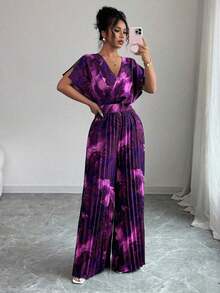 Pantalón de chándal con estampado floral elegante para mujer - Multicolor - Ver 11