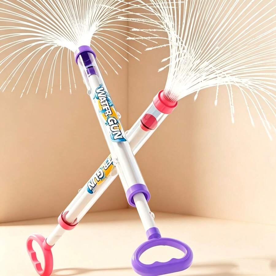 Firework Water Gun Toy, Suitable For Outdoor Pool, Beach Party Games, Pool Water Fight, Photo Props, Surprise Gift For Boys And Girls (Random Color) - 彩色 - 查看 1