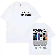 Nouvelle collection été 2026 : T-shirt merch de l'album Rapper Cruz Cafune, vêtements Harajuku Hip Hop, t-shirts à manches courtes pour hommes et femmes, mode décontractée, t-shirts en coton, tops pour femmes, magliette particolari, streetwear donna, y2k - Noir - Voir 3