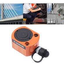 YUNRUX 20T 41cc 1.02" Multi-Stage Hydraulic Cylinder Low Profile Flat Lifter FRY-20 - Orange - View 9
